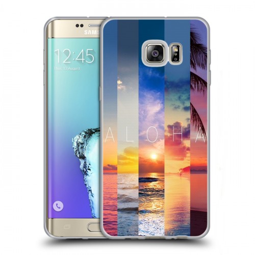 Дизайнерский пластиковый чехол для Samsung Galaxy S6 Edge Plus Hawaii