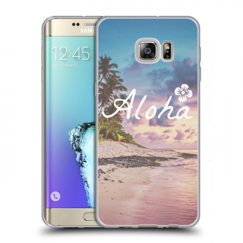Дизайнерский пластиковый чехол для Samsung Galaxy S6 Edge Plus Hawaii
