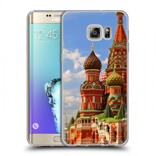 Дизайнерский пластиковый чехол для Samsung Galaxy S6 Edge Plus Москва