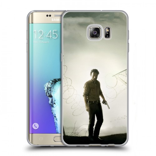 Дизайнерский пластиковый чехол для Samsung Galaxy S6 Edge Plus Ходячие мертвецы