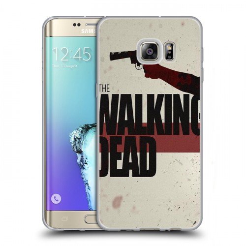 Дизайнерский пластиковый чехол для Samsung Galaxy S6 Edge Plus Ходячие мертвецы
