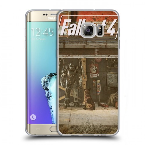 Дизайнерский пластиковый чехол для Samsung Galaxy S6 Edge Plus Fallout