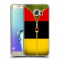 Дизайнерский пластиковый чехол для Samsung Galaxy S6 Edge Plus Флаг Германии