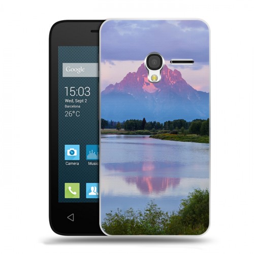 Дизайнерский пластиковый чехол для Alcatel One Touch Pixi 3 (4.5) озеро