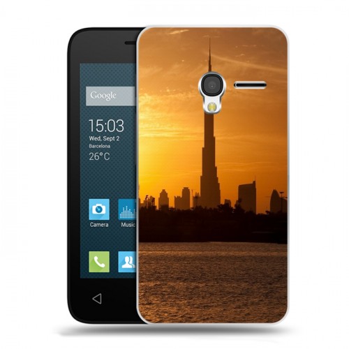 Дизайнерский пластиковый чехол для Alcatel One Touch Pixi 3 (4.5) Дубаи