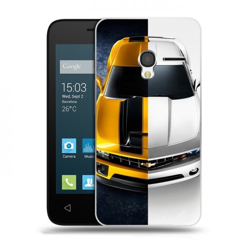 Дизайнерский пластиковый чехол для Alcatel One Touch Pixi 3 (4.5) Chevrolet