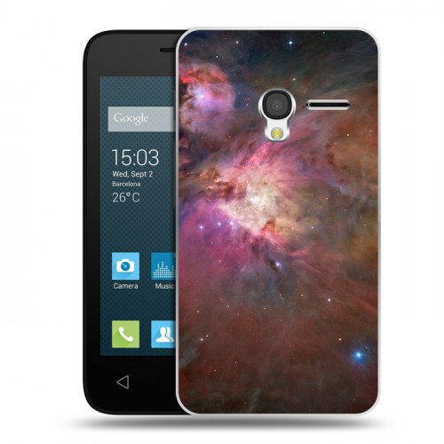 Дизайнерский пластиковый чехол для Alcatel One Touch Pixi 3 (4.0) Тайны космоса