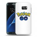 Дизайнерский силиконовый с усиленными углами чехол для Samsung Galaxy S7 Pokemon Go