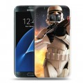 Дизайнерский силиконовый с усиленными углами чехол для Samsung Galaxy S7 Star Wars Battlefront