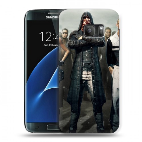 Дизайнерский силиконовый с усиленными углами чехол для Samsung Galaxy S7 PLAYERUNKNOWN'S BATTLEGROUNDS