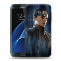 Дизайнерский силиконовый с усиленными углами чехол для Samsung Galaxy S7 Star Wars : The Last Jedi