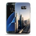 Дизайнерский силиконовый с усиленными углами чехол для Samsung Galaxy S7 дубай