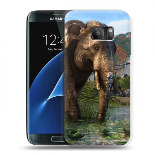 Дизайнерский силиконовый с усиленными углами чехол для Samsung Galaxy S7 Far cry