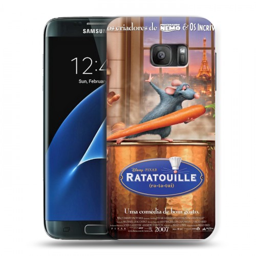 Дизайнерский силиконовый с усиленными углами чехол для Samsung Galaxy S7 Рататуй