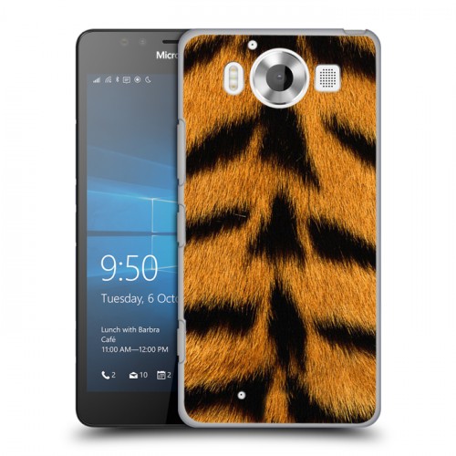 Дизайнерский пластиковый чехол для Microsoft Lumia 950 Текстуры мехов