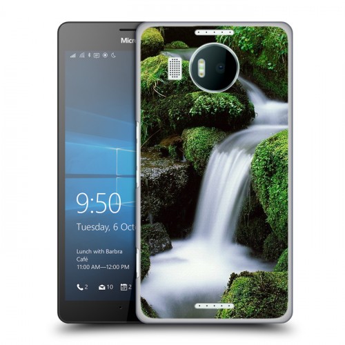 Дизайнерский пластиковый чехол для Microsoft Lumia 950 XL Водопады