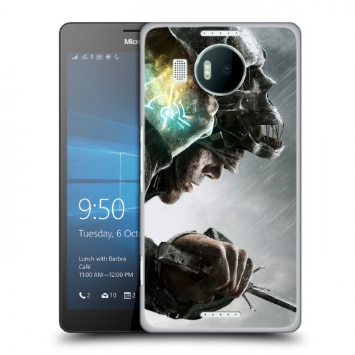 Дизайнерский пластиковый чехол для Microsoft Lumia 950 XL Dishonored 2