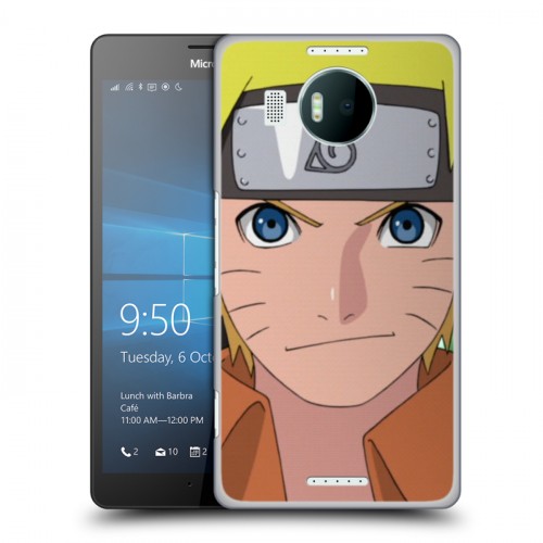 Дизайнерский пластиковый чехол для Microsoft Lumia 950 XL Наруто
