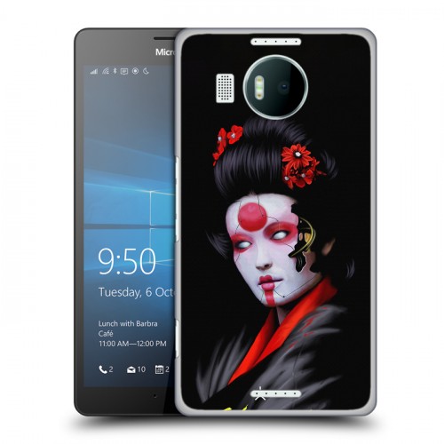 Дизайнерский пластиковый чехол для Microsoft Lumia 950 XL Cyberpunk 2077