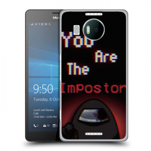 Дизайнерский пластиковый чехол для Microsoft Lumia 950 XL Among Us
