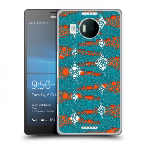 Дизайнерский пластиковый чехол для Microsoft Lumia 950 XL Кожа хамелеона