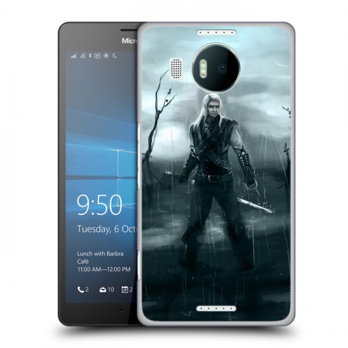 Дизайнерский пластиковый чехол для Microsoft Lumia 950 XL Witcher