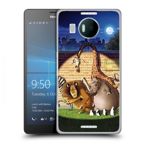 Дизайнерский пластиковый чехол для Microsoft Lumia 950 XL Мадагаскар