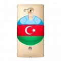 Полупрозрачный дизайнерский пластиковый чехол для Huawei Mate 8 Флаг Азербайджана