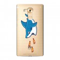 Полупрозрачный дизайнерский пластиковый чехол для Huawei Mate 8 Прозрачные акулы