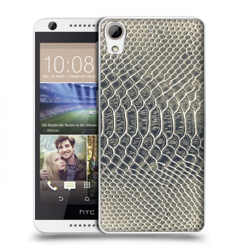 Дизайнерский пластиковый чехол для HTC Desire 626 Кожа змей