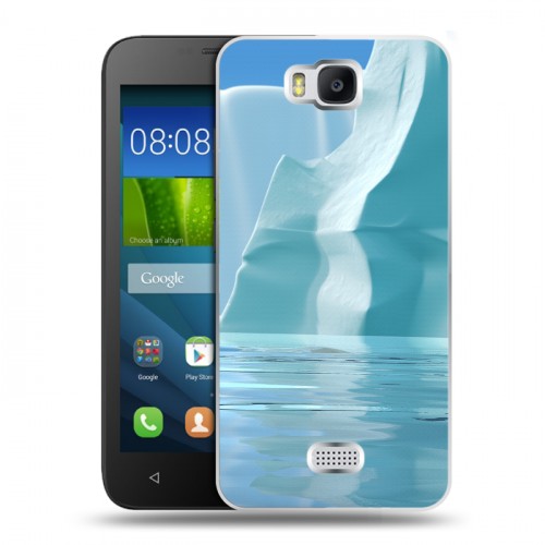 Дизайнерский пластиковый чехол для Huawei Y5c айсберг