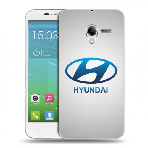 Дизайнерский силиконовый чехол для Alcatel One Touch POP 3 5 Hyundai