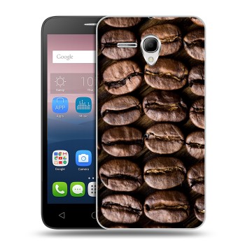 Дизайнерский силиконовый чехол для Alcatel One Touch POP 3 5.5 кофе (на заказ)