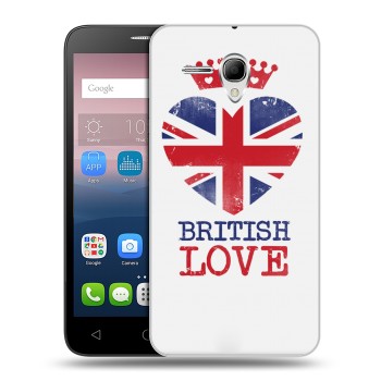 Дизайнерский силиконовый чехол для Alcatel One Touch POP 3 5.5 British love (на заказ)