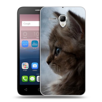 Дизайнерский силиконовый чехол для Alcatel One Touch POP 3 5.5 Котята (на заказ)