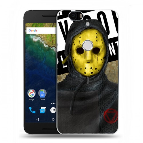 Дизайнерский силиконовый чехол для Google Huawei Nexus 6P Бандитские маски