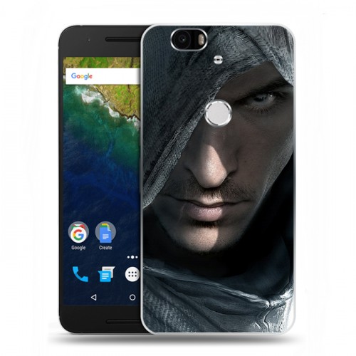 Дизайнерский силиконовый чехол для Google Huawei Nexus 6P Assassins Creed