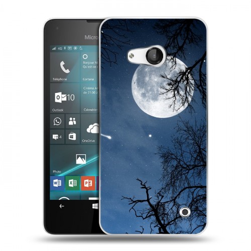 Дизайнерский пластиковый чехол для Microsoft Lumia 550 Ночь
