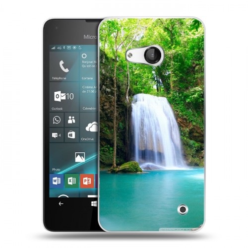 Дизайнерский пластиковый чехол для Microsoft Lumia 550 Водопады