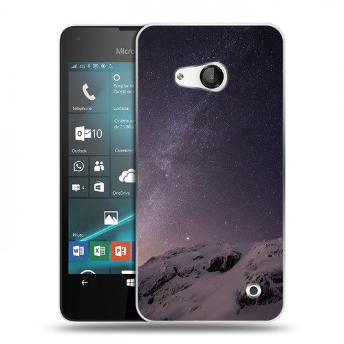 Дизайнерский пластиковый чехол для Microsoft Lumia 550 ночь