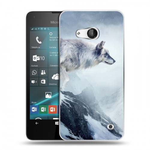 Дизайнерский пластиковый чехол для Microsoft Lumia 550 горы