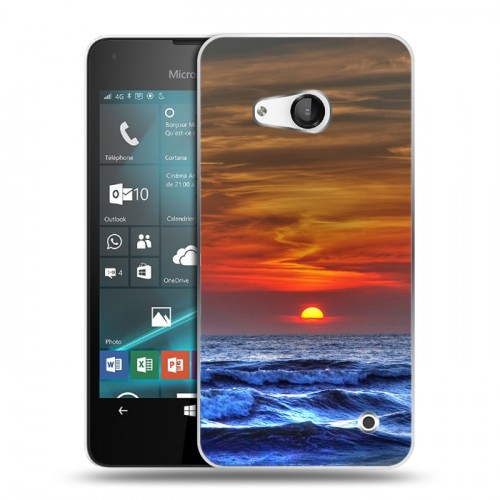Дизайнерский пластиковый чехол для Microsoft Lumia 550 волны