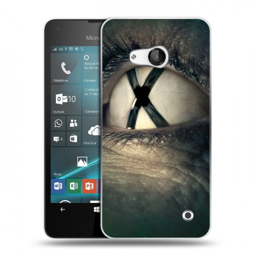 Дизайнерский пластиковый чехол для Microsoft Lumia 550 Секретные материалы