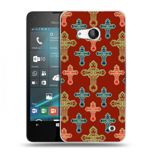 Дизайнерский пластиковый чехол для Microsoft Lumia 550 Мир крестов
