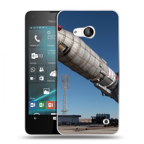 Дизайнерский пластиковый чехол для Microsoft Lumia 550 Космодром