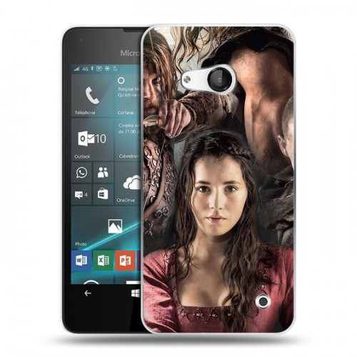 Дизайнерский пластиковый чехол для Microsoft Lumia 550 Викинги