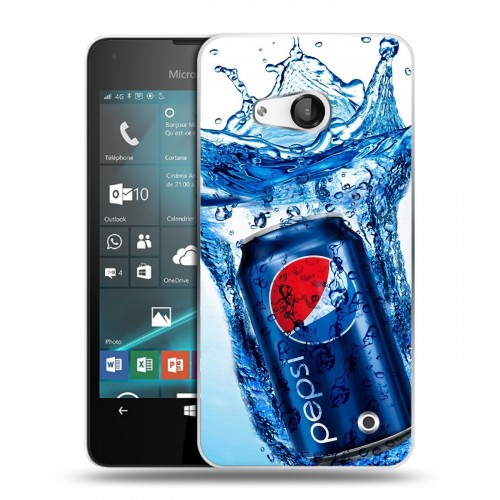 Дизайнерский пластиковый чехол для Microsoft Lumia 550 Pepsi