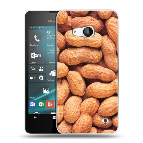 Дизайнерский пластиковый чехол для Microsoft Lumia 550 Орехи