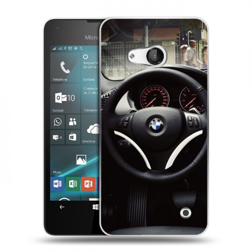 Дизайнерский пластиковый чехол для Microsoft Lumia 550 BMW
