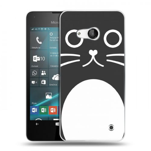 Дизайнерский пластиковый чехол для Microsoft Lumia 550 Эмоциональные морды